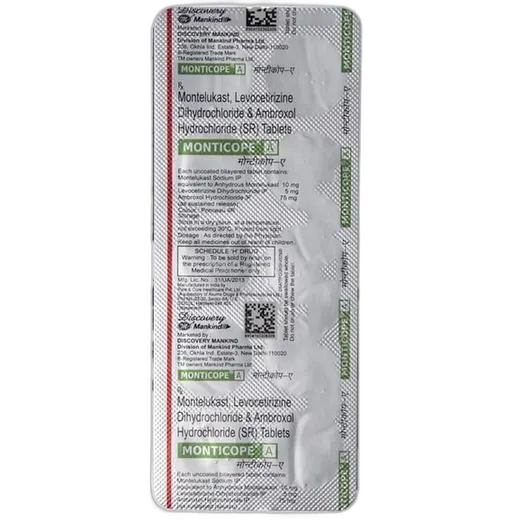 monticope a tablet 10's